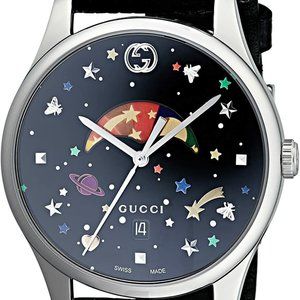 Gucci NEW G-Timeless Moon phase Dial Swiss Made Watch Sapphire Crystal YA1264045